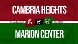 12/3 Highlights @ Marion Center