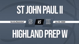 01/23 Highlights vs St John Paul II
