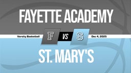 12/4 Highlights vs Fayette Academy