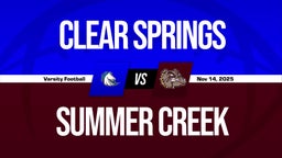 11/14 Highlights vs Clear Springs