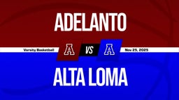 11/24 Highlights vs Adelanto