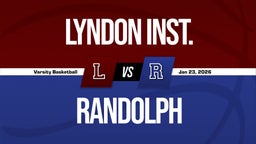 01/22 Highlights vs Lyndon Inst.