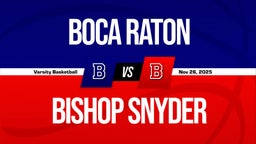 11/26 Highlights vs Boca Raton