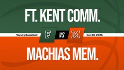 12/20 Highlights vs Ft. Kent Comm.