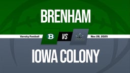 11/28 Highlights vs Brenham