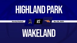 11/28 Highlights vs Highland Park