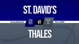 12/5 Highlights vs St. David's