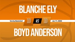 01/10 Highlights @ Boyd Anderson