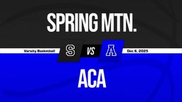 12/6 Highlights vs Spring Mtn.