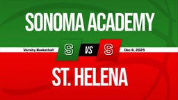 12/5 Highlights vs Sonoma Academy