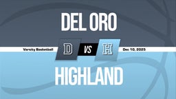 12/9 Highlights vs Del Oro