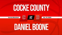 12/16 Highlights @ Daniel Boone