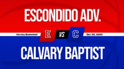 12/30 Highlights vs Escondido Adv.