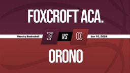 01/10 Highlights vs Foxcroft Aca.