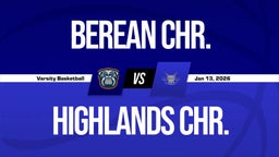 01/13 Highlights vs Berean Chr.
