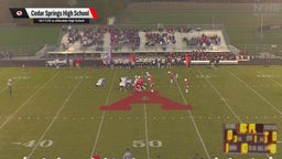 Preview: Coopersville @ Cedar Springs | Boys Varsity Football 10/24
