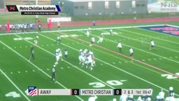 Preview: Sperry @ Metro Christian | Boys Varsity Football 10/10