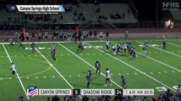 Preview: Legacy @ Canyon Springs | Boys Varsity Football 10/10
