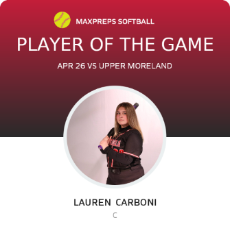 #29 Lauren  Carboni Player of the Game badge