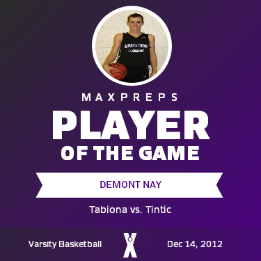 #20 Demont Nay Player of the Game badge