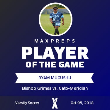 #8 Byam Mugushu Player of the Game badge