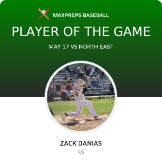 #3 Zack Danias Player of the Game badge