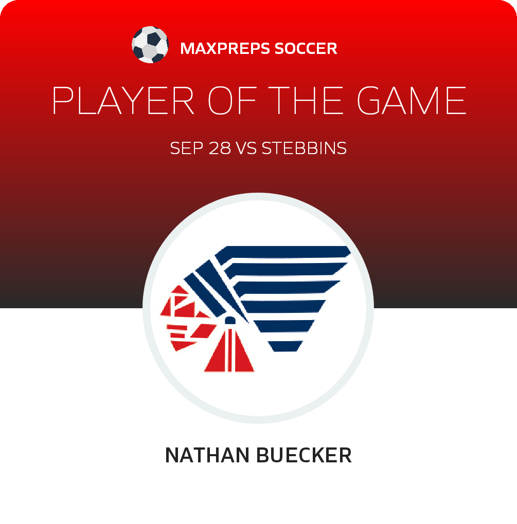 #10 Nathan Buecker Player of the Game badge