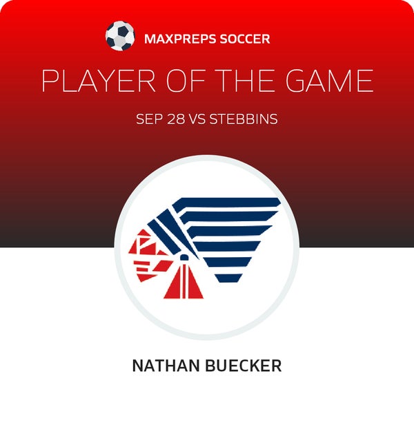 #10 Nathan Buecker Player of the Game badge