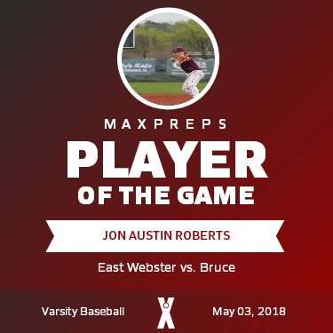 #9 Jon Austin Roberts Player of the Game badge