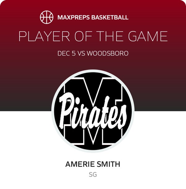 #1 Amerie Smith Player of the Game badge