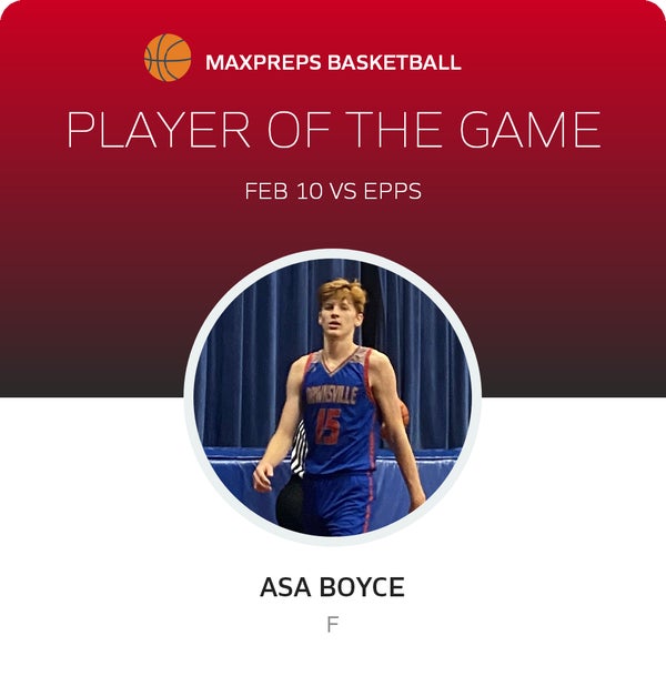 #15 Asa Boyce Player of the Game badge