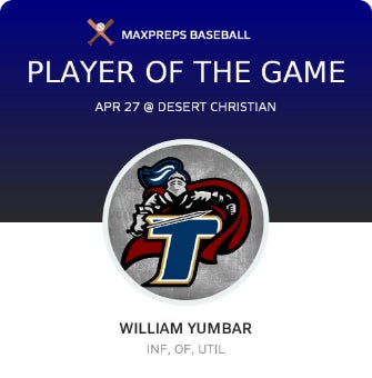 #44 William Yumbar Player of the Game badge