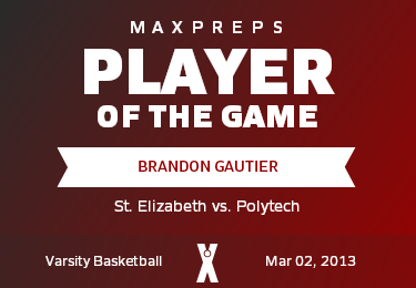#25 Brandon Gautier Player of the Game badge
