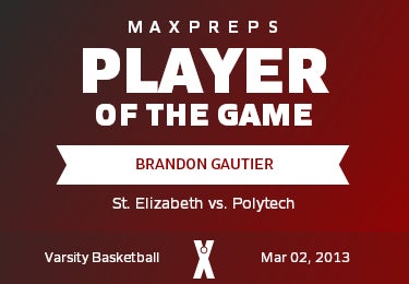 #25 Brandon Gautier Player of the Game badge