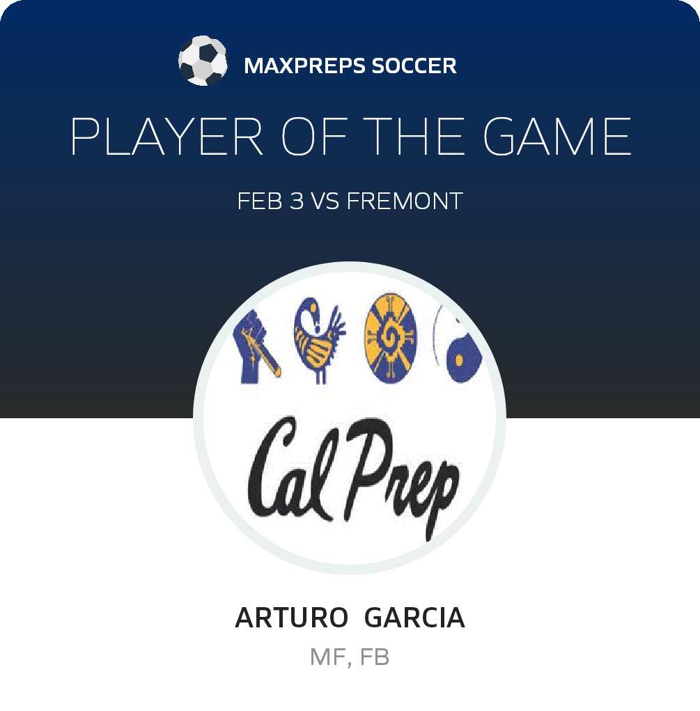 Arturo  Garcia Player of the Game badge