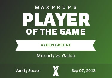 #3 Ayden Greene Player of the Game badge