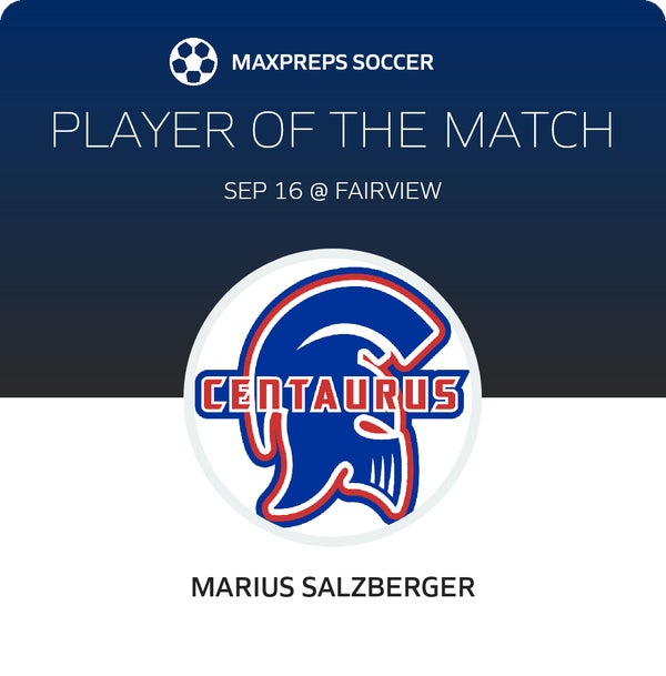 #10 Marius Salzberger Player of the Game badge