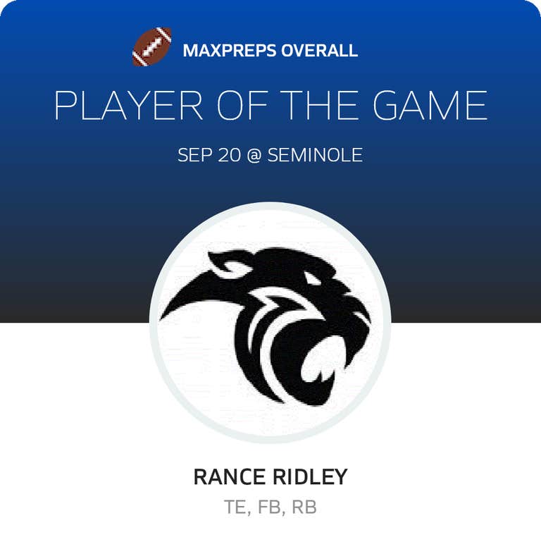 Rance Ridley Rance Ridley's High School Career Home