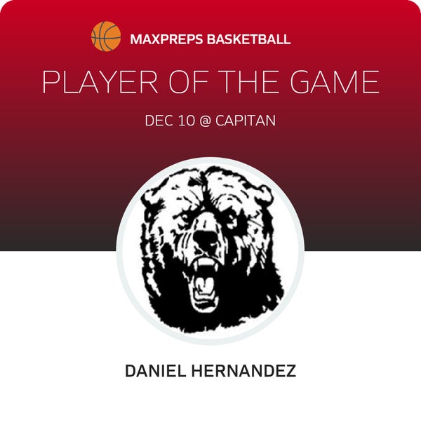 #23 Daniel Hernandez Player of the Game badge