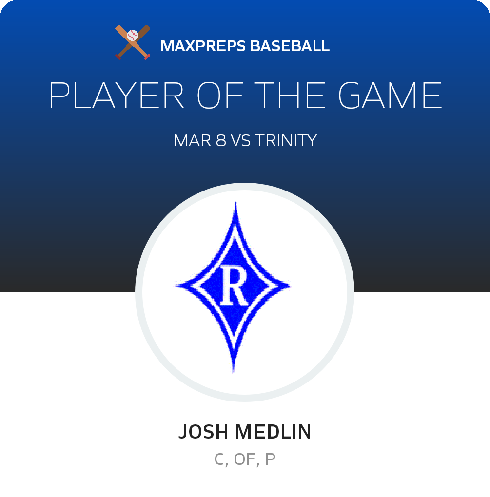 #6 Josh Medlin Player of the Game badge