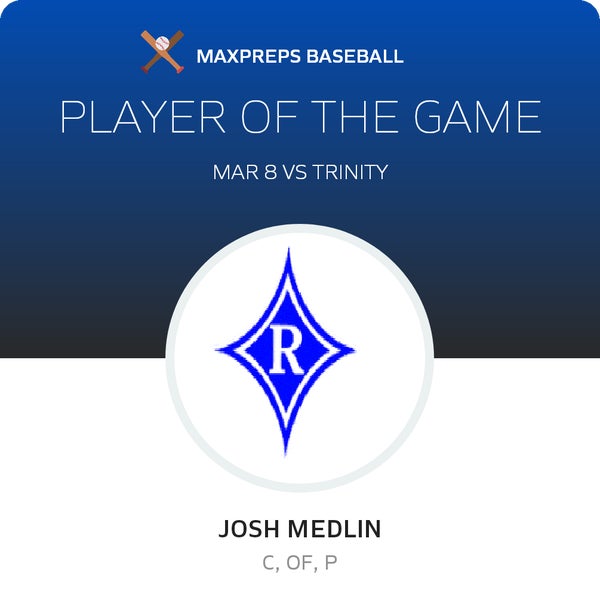 #6 Josh Medlin Player of the Game badge