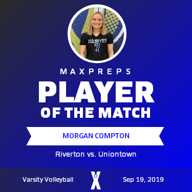 #11 Morgan Compton Player of the Game badge