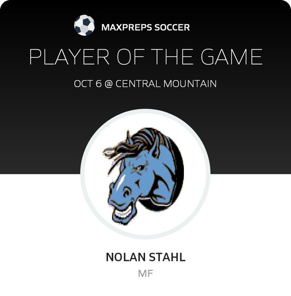 #5 Nolan Stahl Player of the Game badge