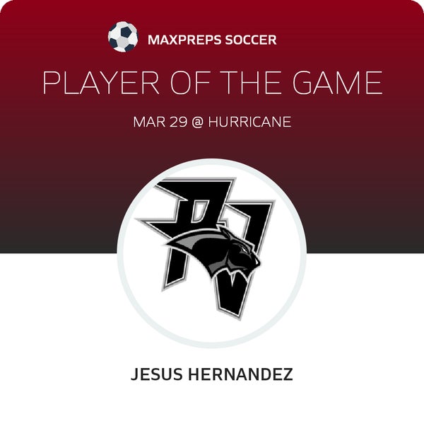 #11 Jesus Hernandez Player of the Game badge