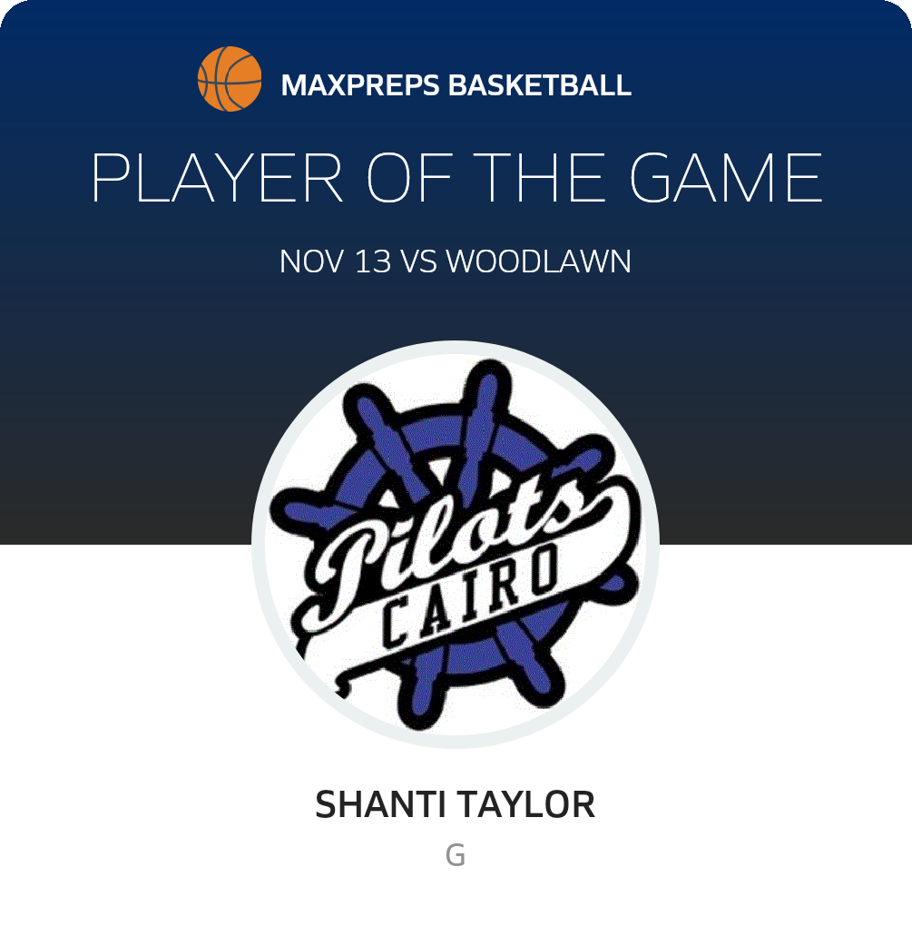 Cairo vs Woodlawn Girls Basketball 11/13/2023