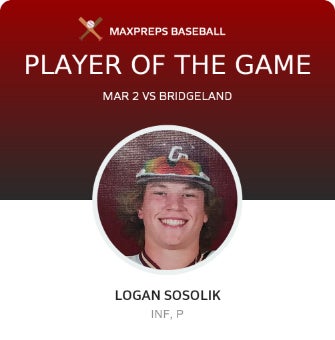 #23 Logan Sosolik Player of the Game badge