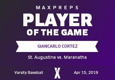 #26 Giancarlo Cortez Player of the Game badge