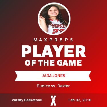 #23 Jada Jones Player of the Game badge