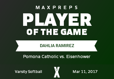#2 Dahlia Ramirez Player of the Game badge
