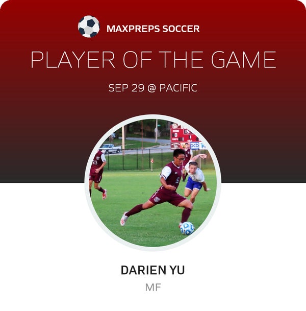 #5 Darien Yu Player of the Game badge